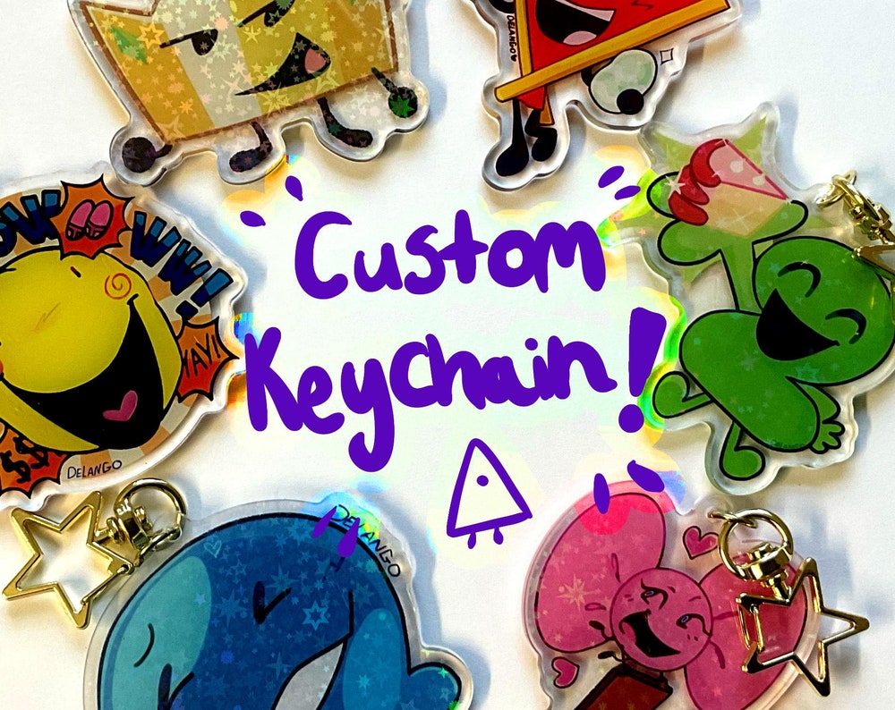 Custom Acrylic Keychain of your OC or character