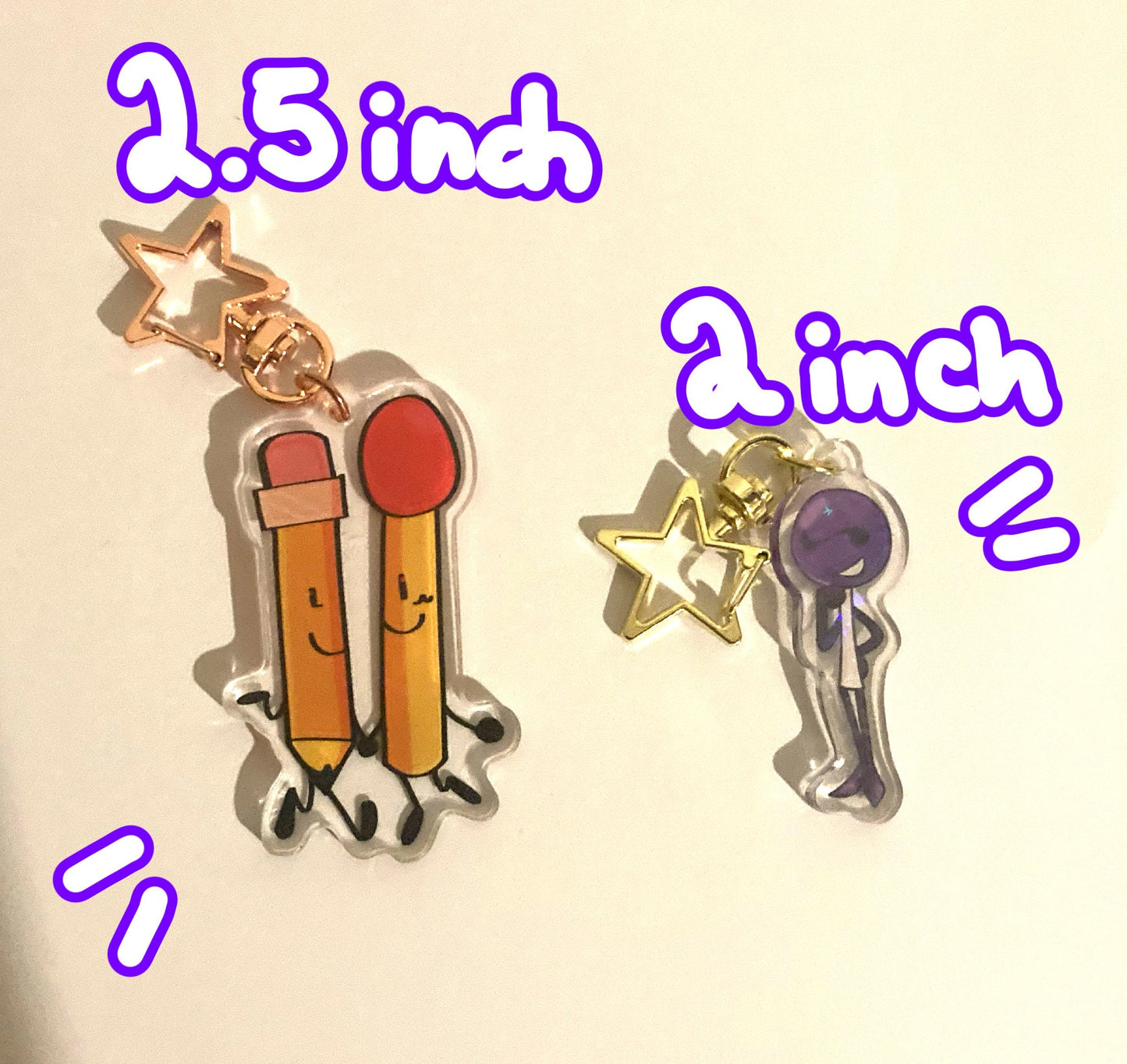 Custom Acrylic Keychain of your OC or character