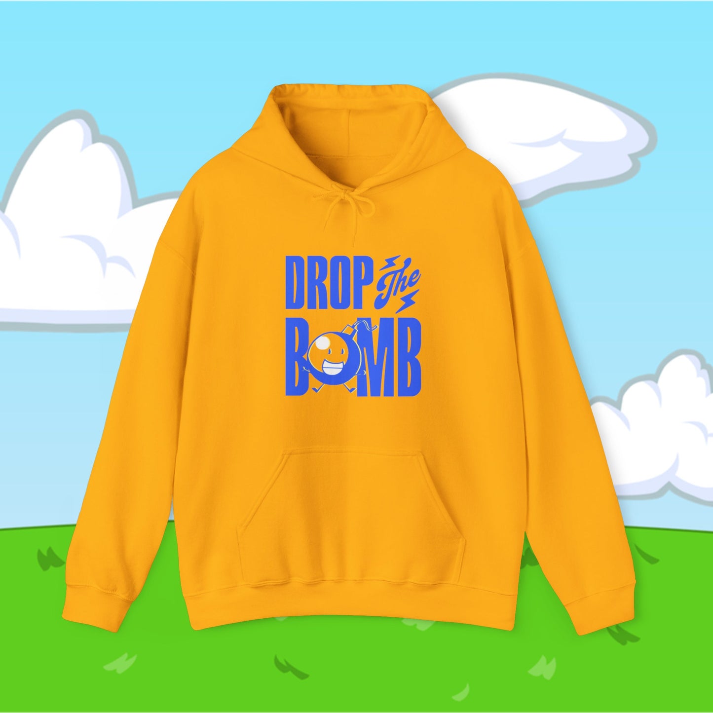 BFDI Bomby "Drop the Bomb!" Hoodie - Unisex Hooded Sweat Shirt- Object Shows