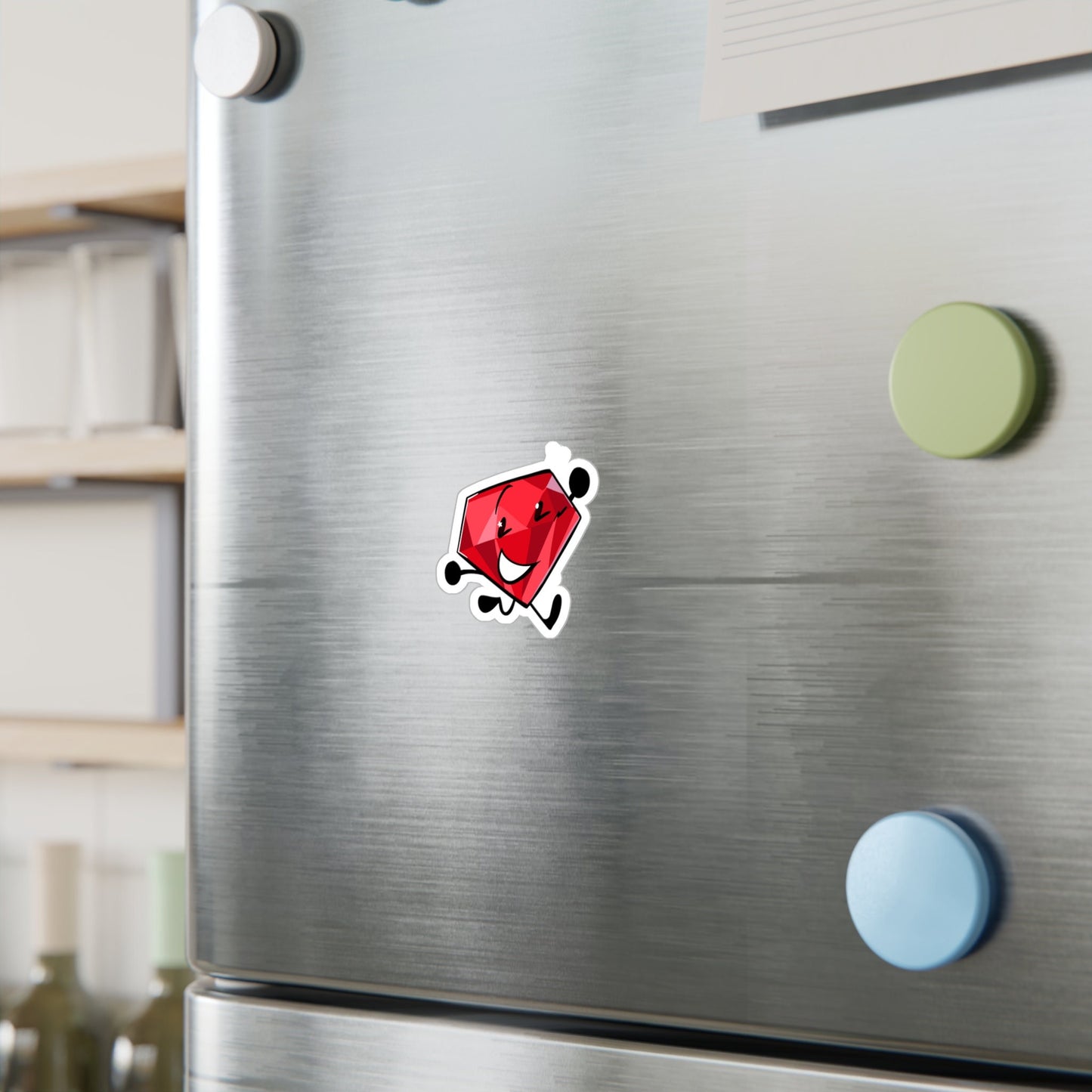 Ruby BFDI Sticker - Battle for Dream Island - Object Shows