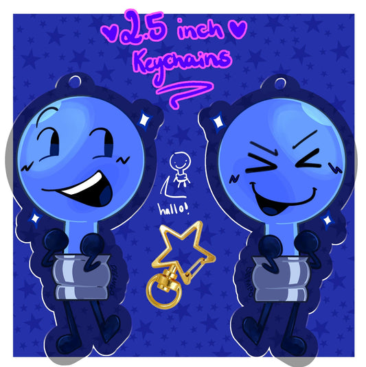 PREORDERS Blubulb IDFK -  Acrylic Keychain / Charm - object shows