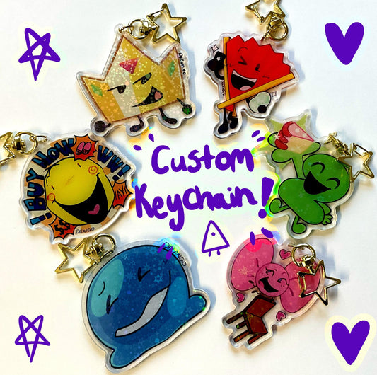 Custom Acrylic Keychain of your OC or character